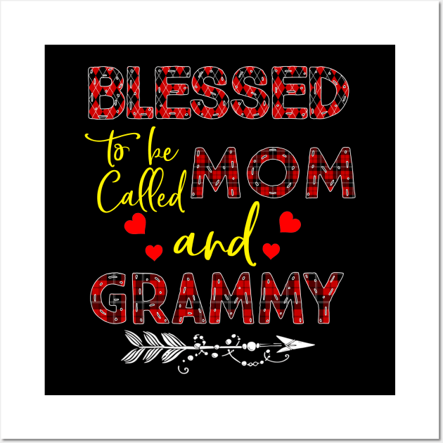 Blessed To be called Mom and grammy Wall Art by Barnard